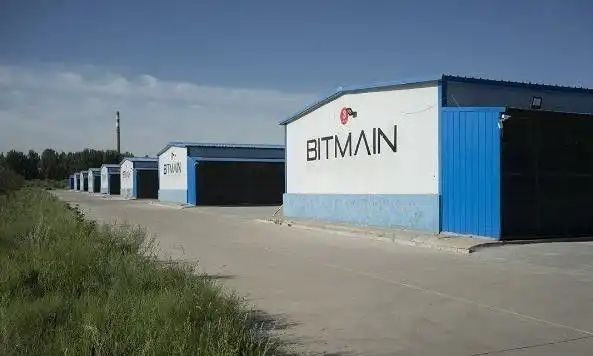 A mining farm with multiple servers.